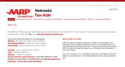 Desktop Screenshot of nebraskataxaide.org